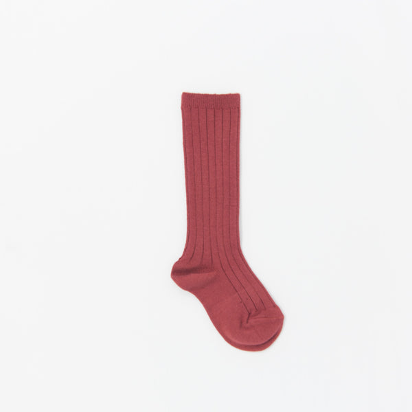 Marsala Knee Socks