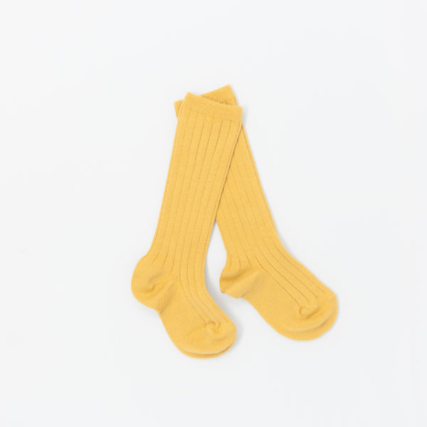 Mustard Knee Socks