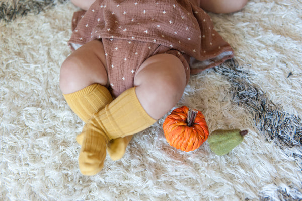 Mustard Knee Socks