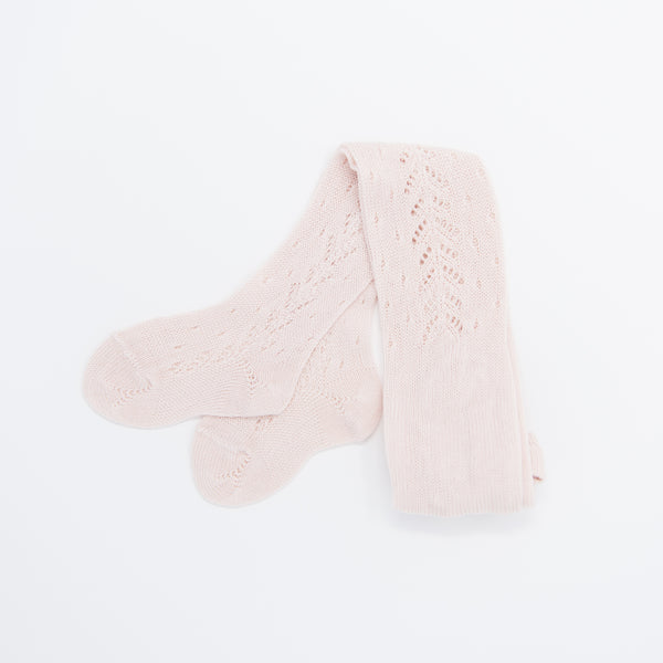 Nude Side Crochet Tights