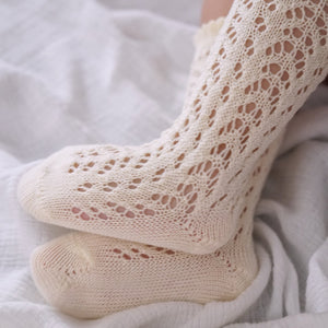 Butter Crochet Knee Socks