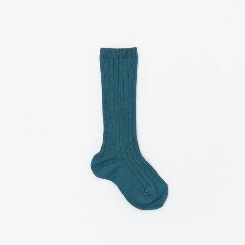 Enamel Blue Knee Socks