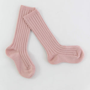 Pale Pink Knee Socks
