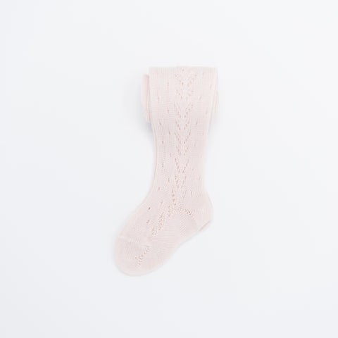 Nude Side Crochet Tights